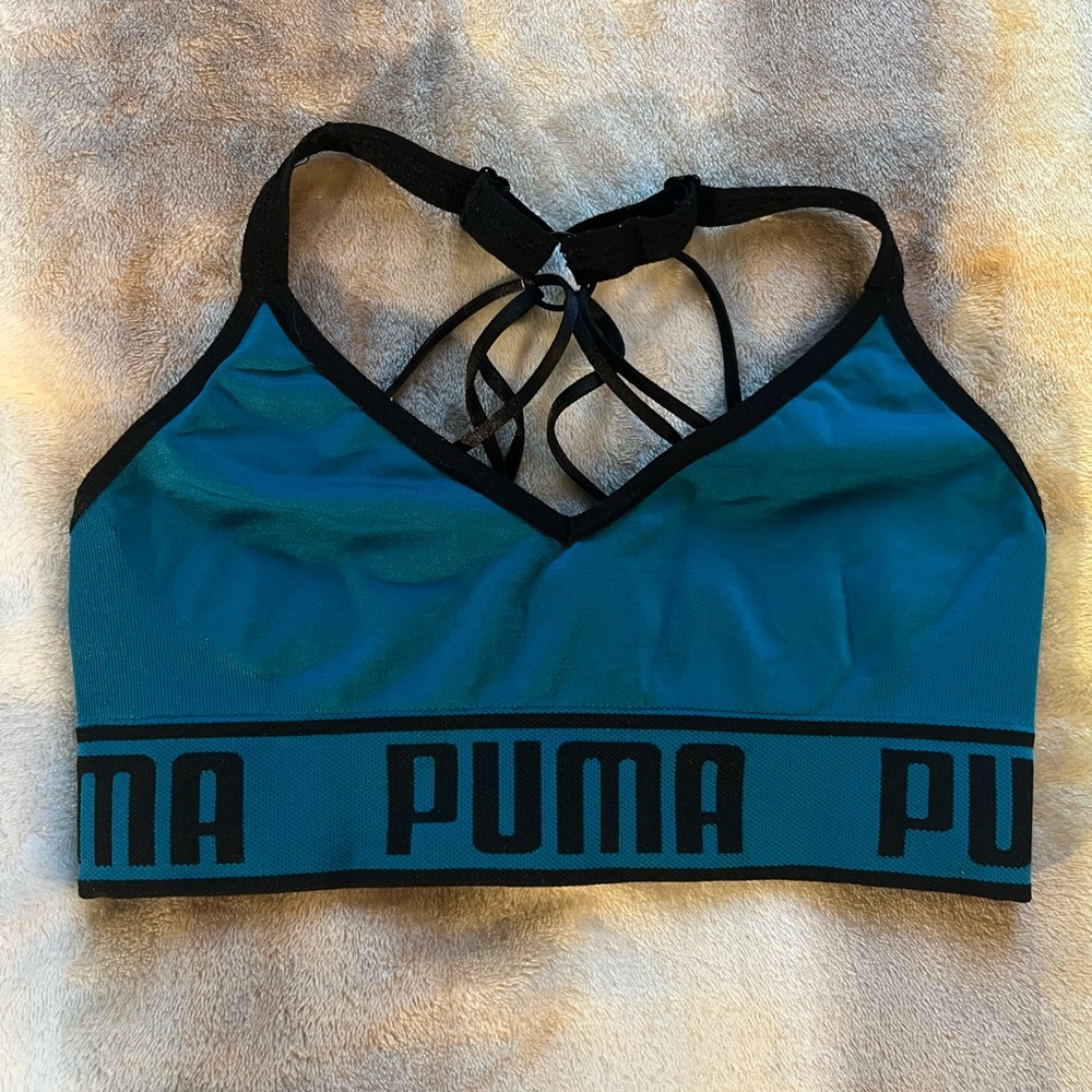 Puma sports bra size XS with adjustable straps